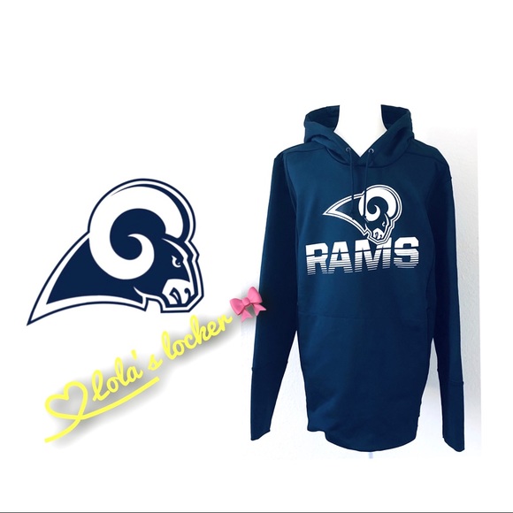 Nike Los Angeles Rams NFL Logo Hoodie Sweater - Picture 8 of 8
